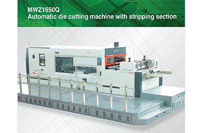 MWZ-Q series high speed automatic die cutting machine with stripping system